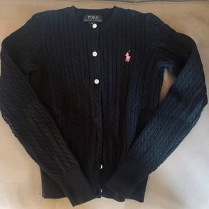 2 Ralph Lauren (Polo) Girl’s Sweaters Sz 8-10 NEW